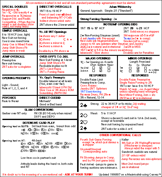 Simple 2/1 - AW "Standard"